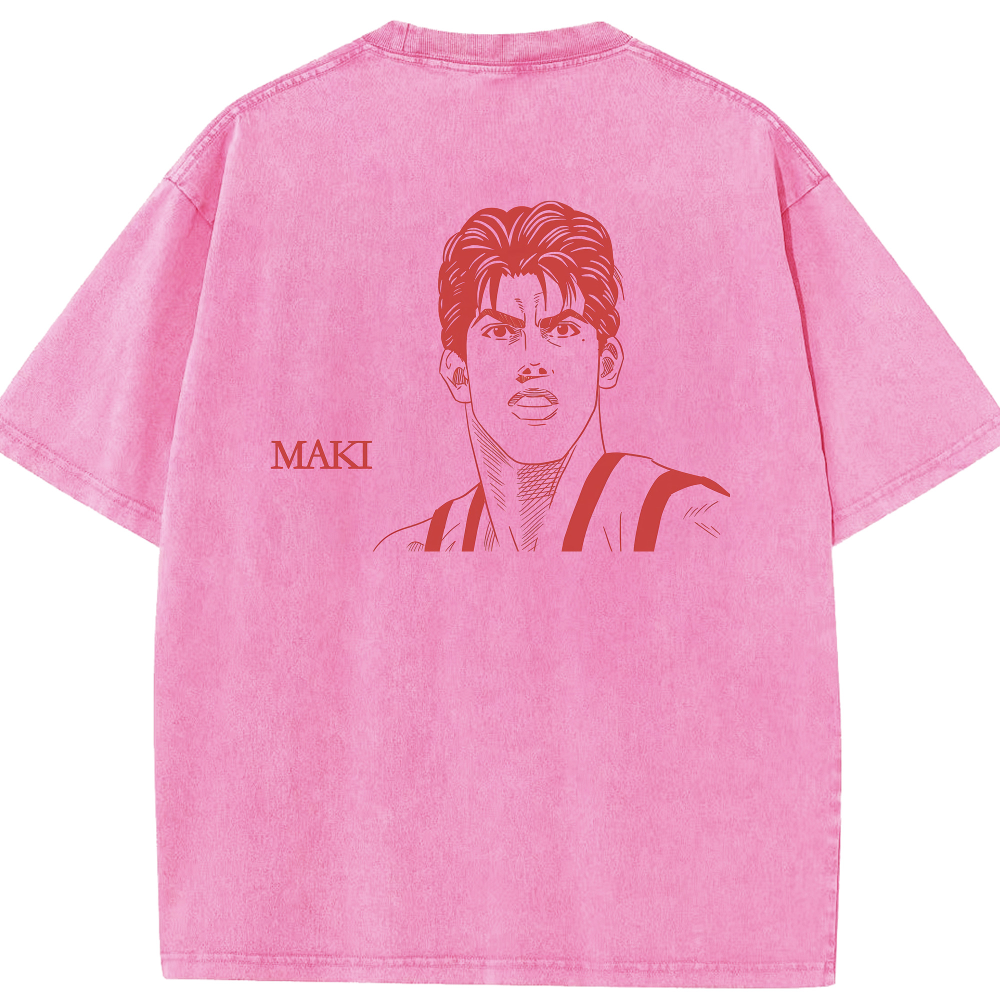 （画像用） SLAM DUNK／スラムダンク 綿100% ヴィンテージ風 半袖Tシャツ（背面プリント）